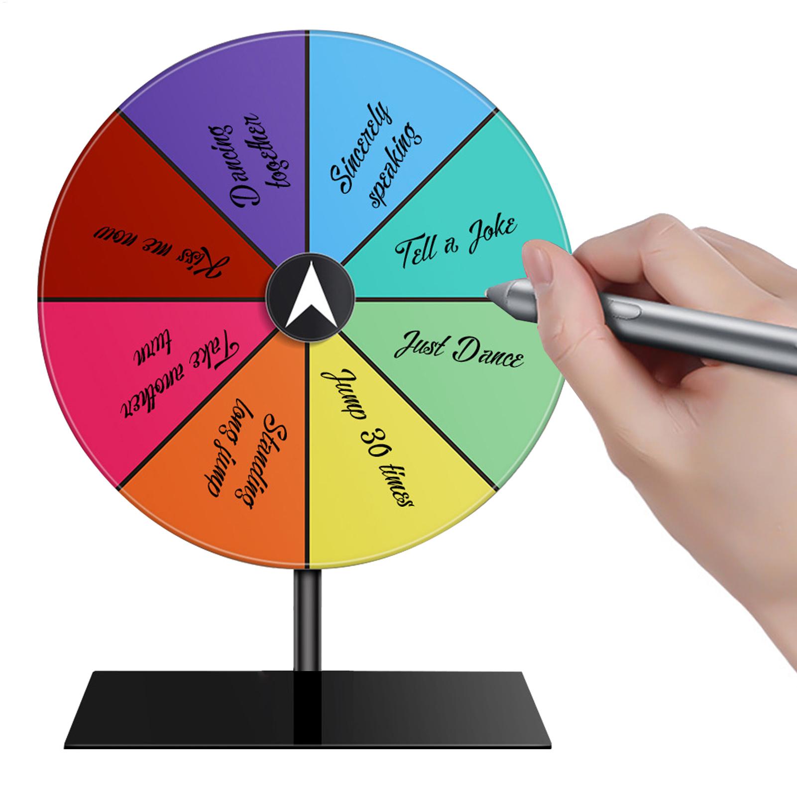 Party Games Spin The Wheel - Prize Wheel Dry Erase Spin Wheel