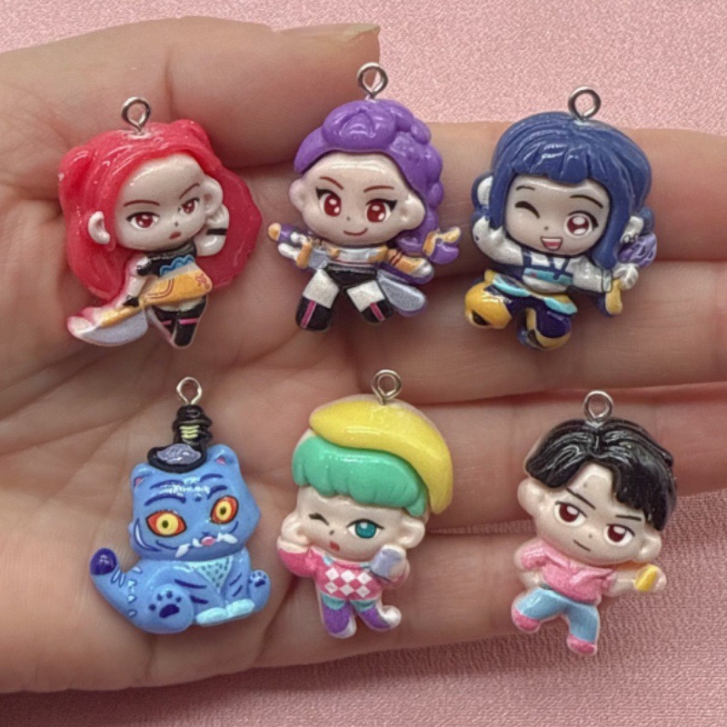 Party Games Event - 10pcs resin cartoon pendant, DIY jewelry