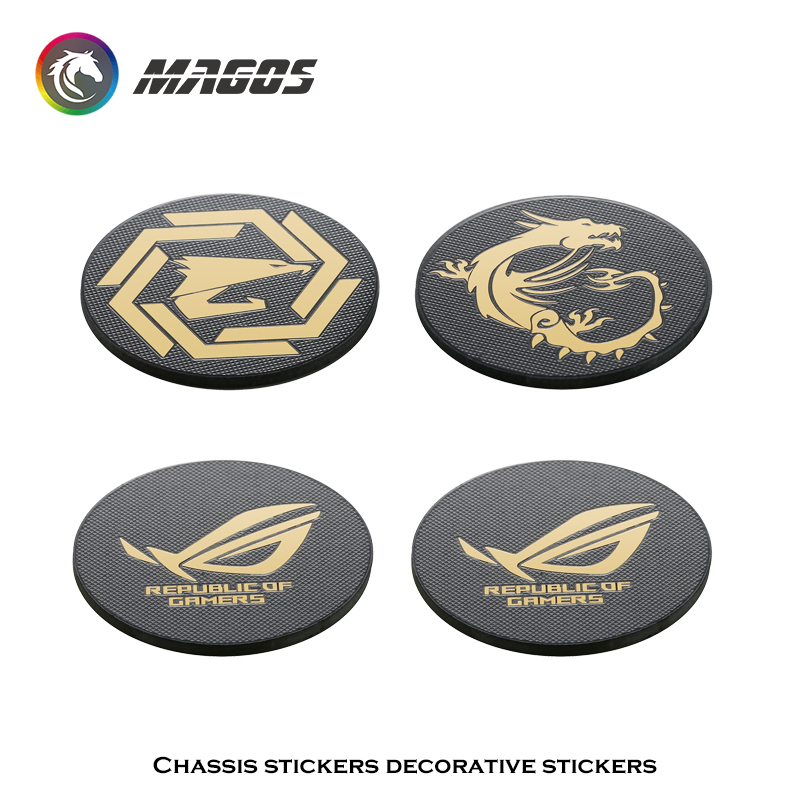 Party Games Pc - Computer Case Fan Metal Sticker ROG