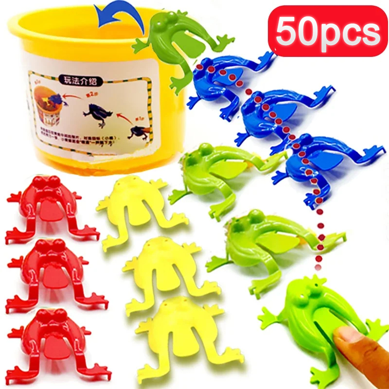 Party Games Pc - 5-50 Jumping Frog Toys Family Parent
