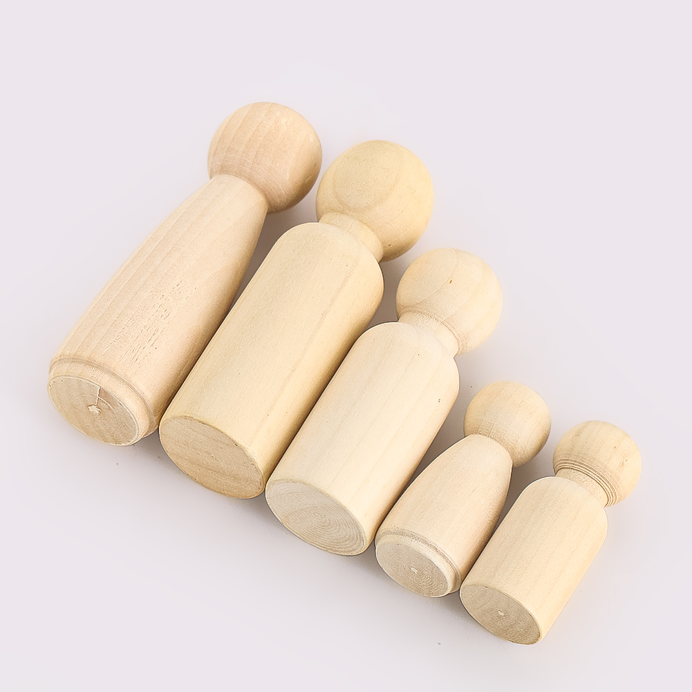 2PCS Wooden Puppet Solidwood C - Party Games No Props review and price