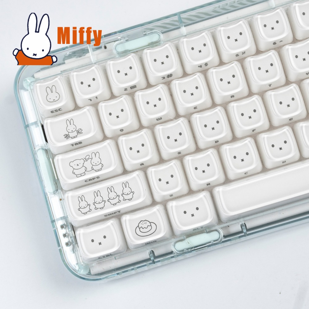 Kawaii Miffy Keycaps Cute Rabb - Party Games Pc review and price