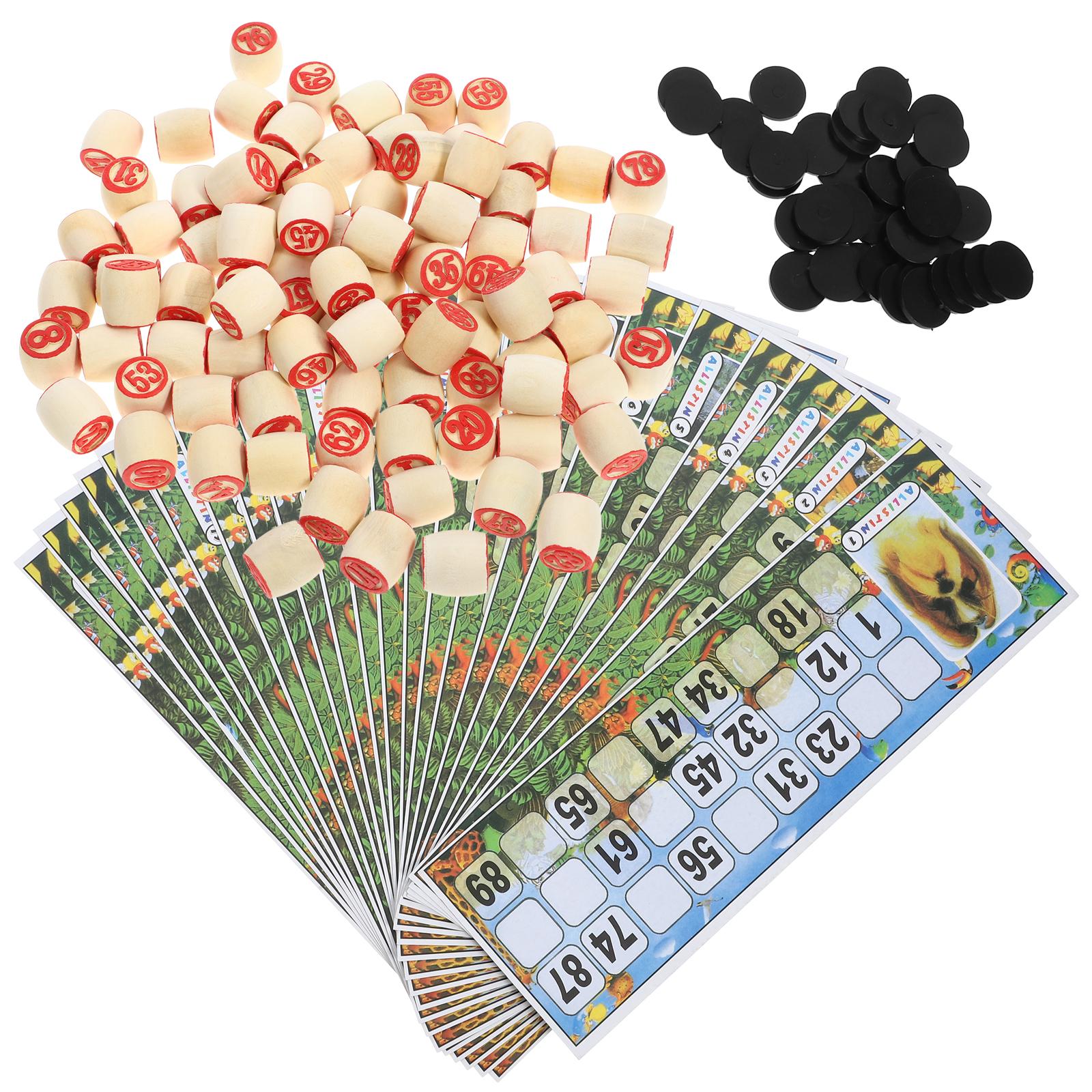 1 set Wooden Number Chess Piec - Party Games Bingo review and price