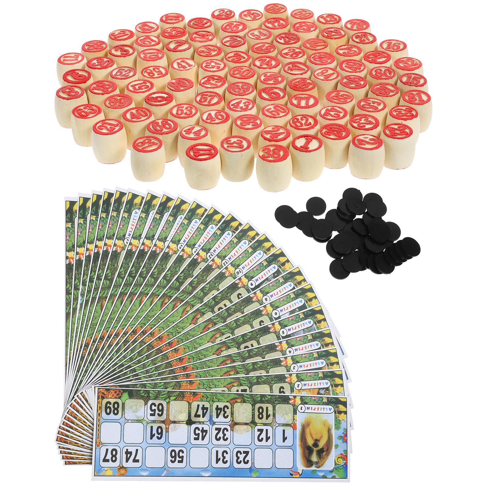 1 set Wooden Number Chess Piec - Party Games Bingo review and price