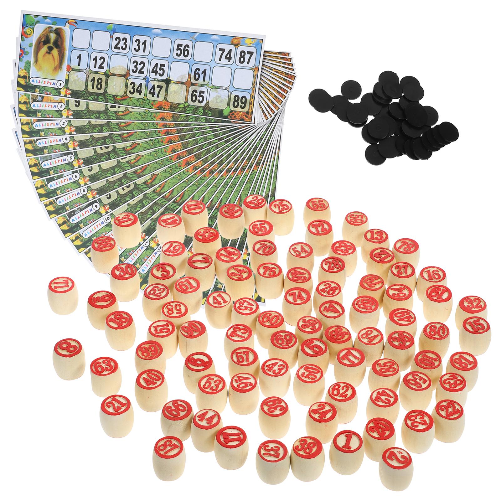 1 set Wooden Number Chess Piec - Party Games Bingo review and price