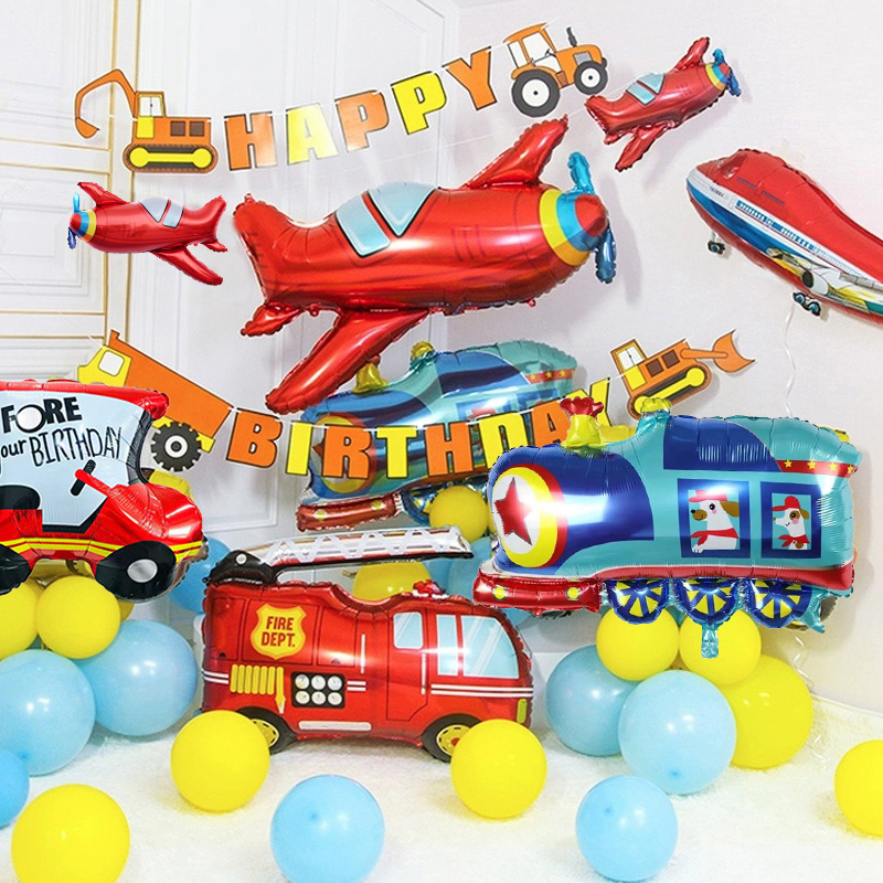 Airplane Car Foil Helium Ballo - Party Games Bus review and price