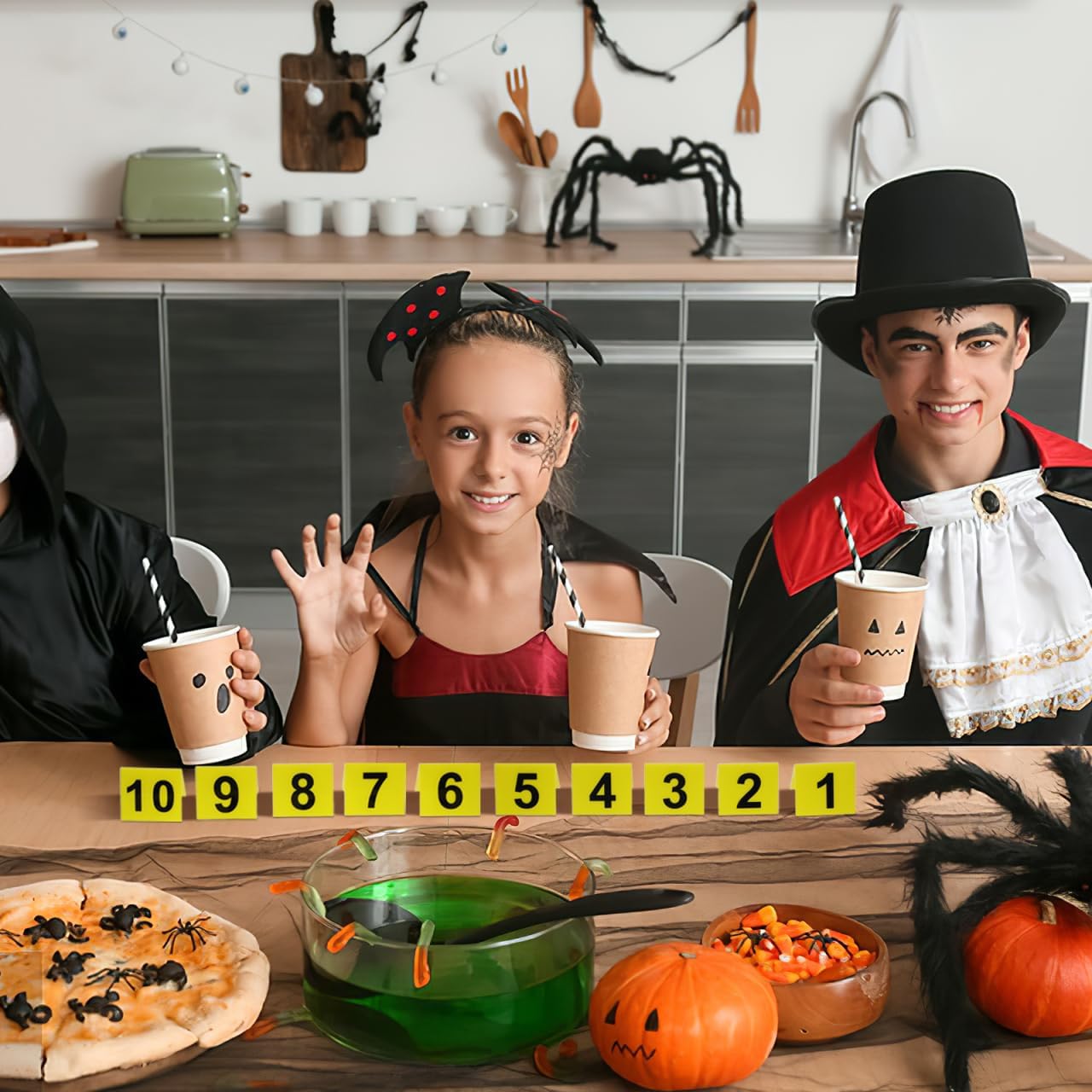 Yellow Halloween Crime Scene N - Party Games No Props review and price