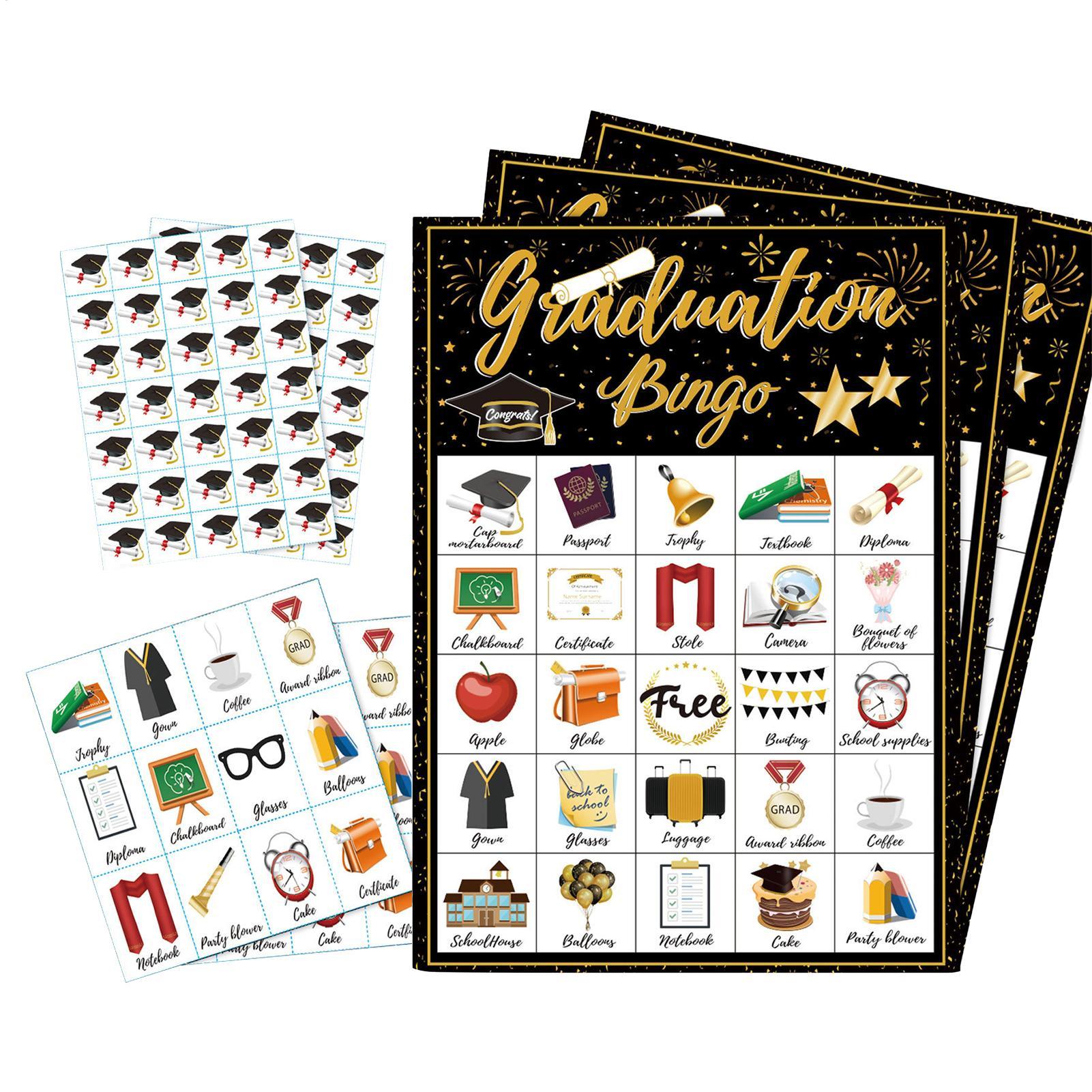Graduation Bingo Game Cards 24 - Party Games Bingo review and price