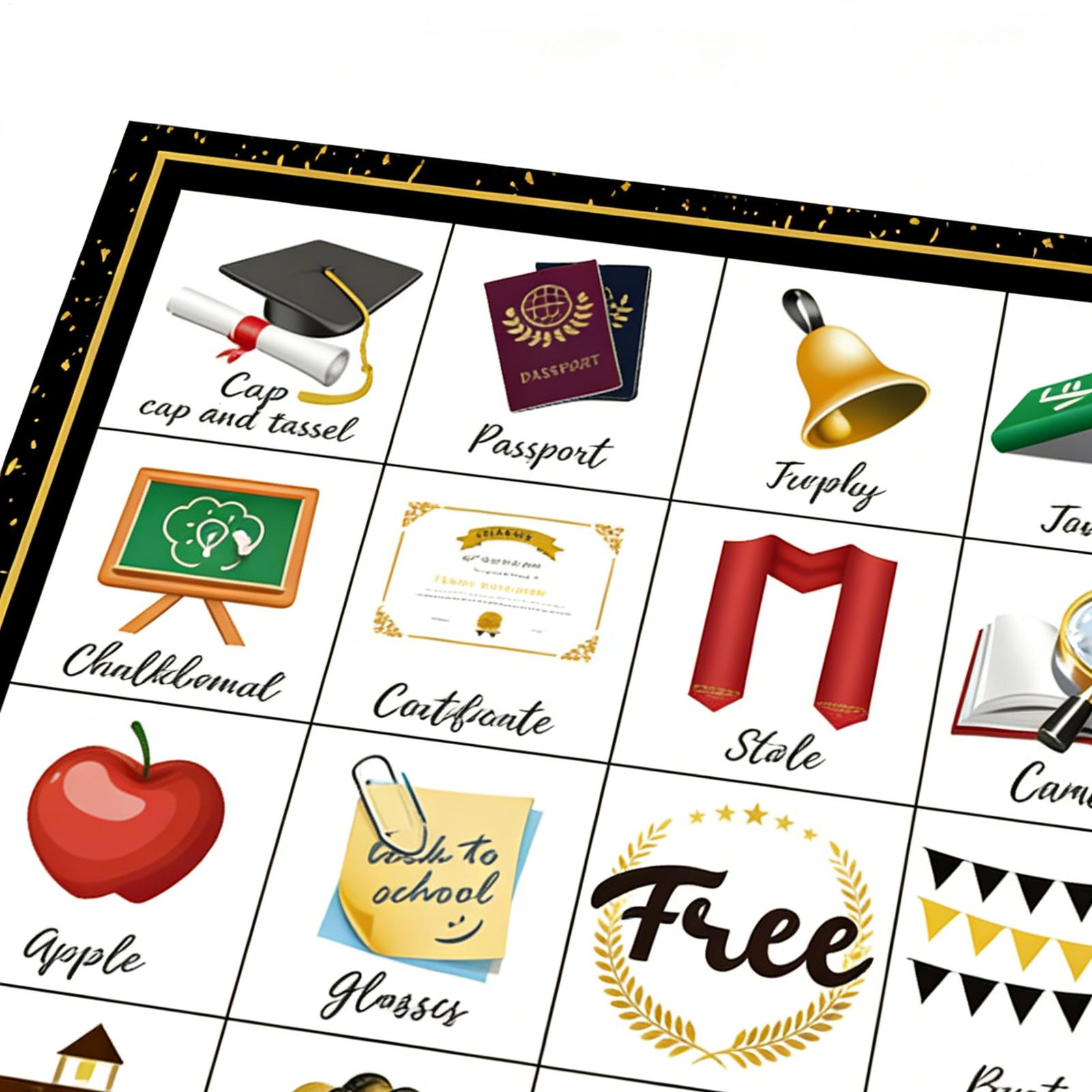 Graduation Bingo Game Cards 24 - Party Games Bingo review and price