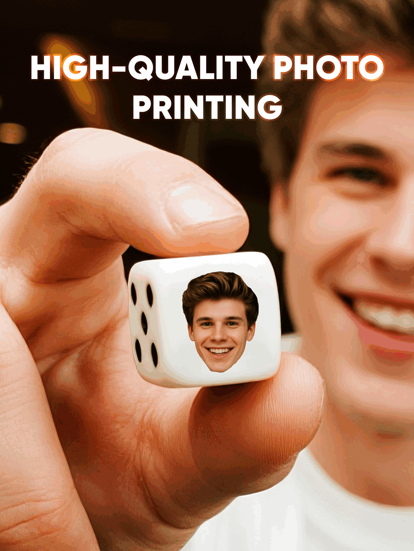 Custom Face Dice Personalized  - Party Games Event review and price