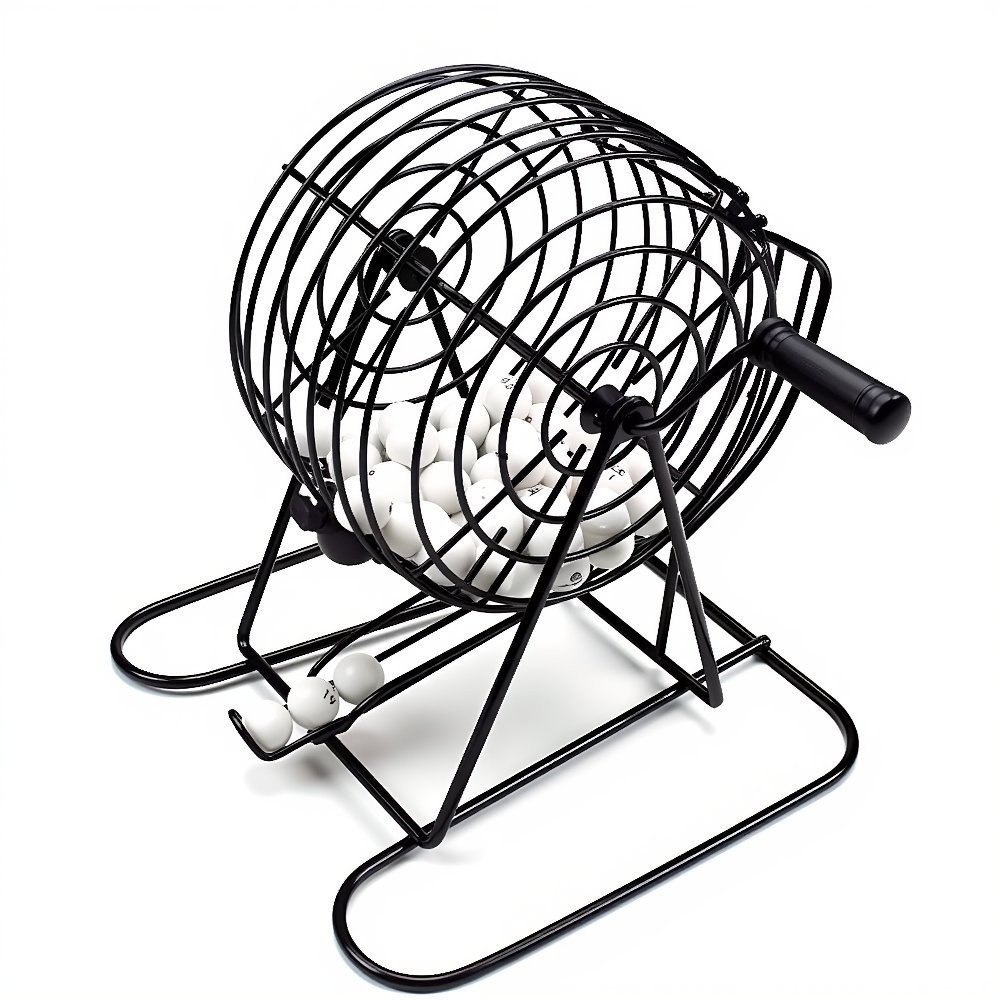 Steel Bingo Game Cage Set Bing - Party Games For Large Groups review and price