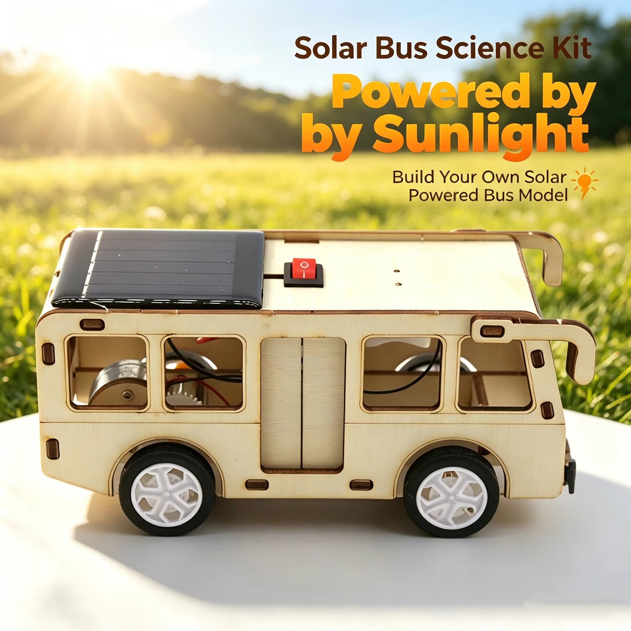 DIY Solar Powered Science Educ - Party Games Bus review and price