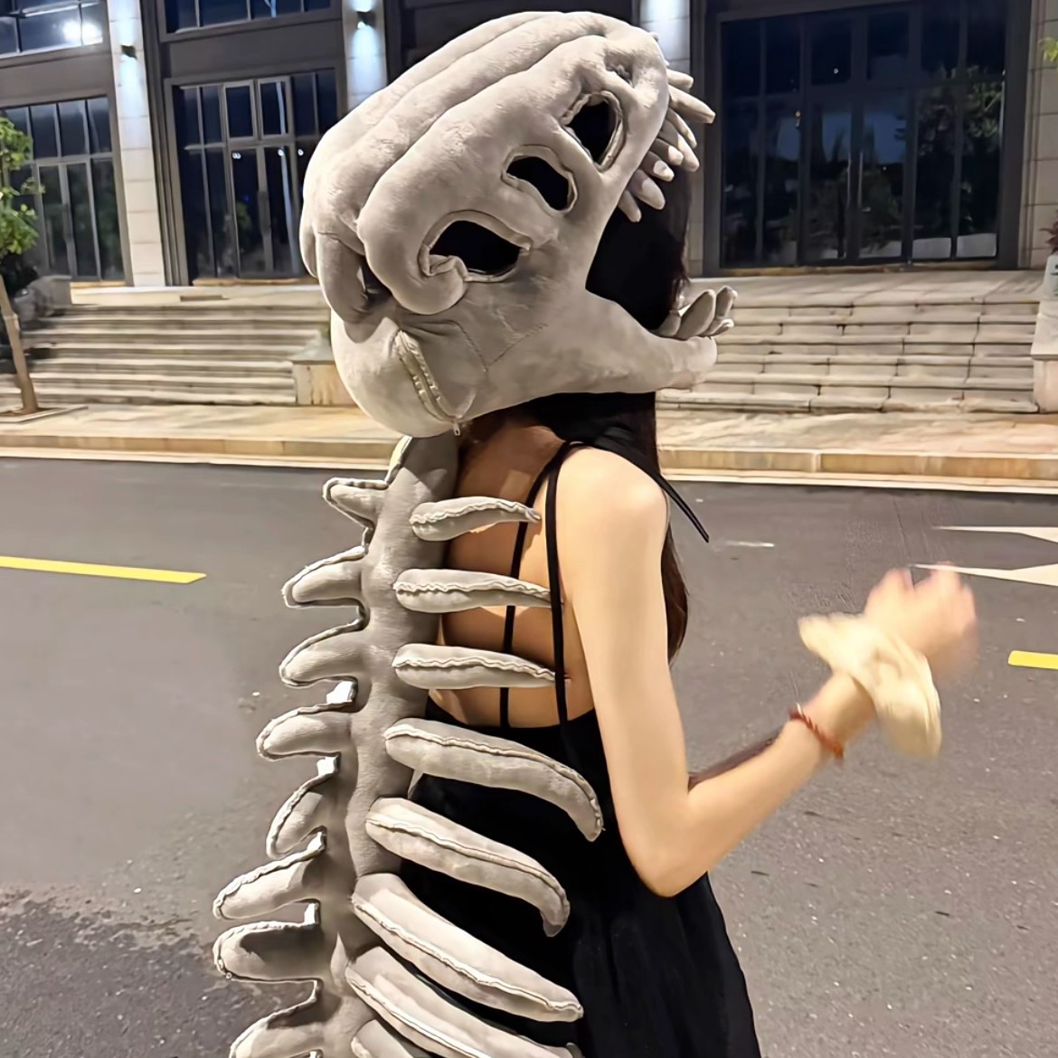 Dinosaur Skeleton Plush Hoodie - Party Games For Adults And Kids review and price