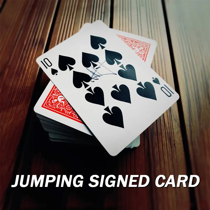 Jumping Signed Card Magic Tric - Party Games Easy review and price