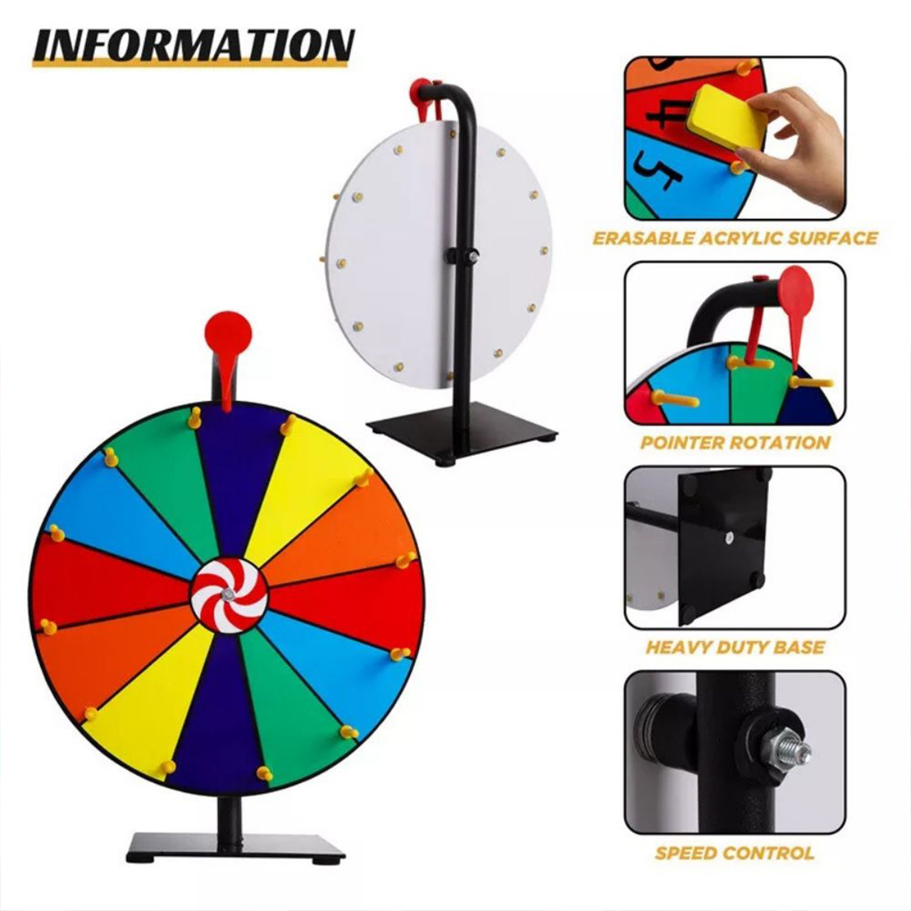 Wall Mounted Editable Spin Whe - Party Games Spin The Wheel review and price