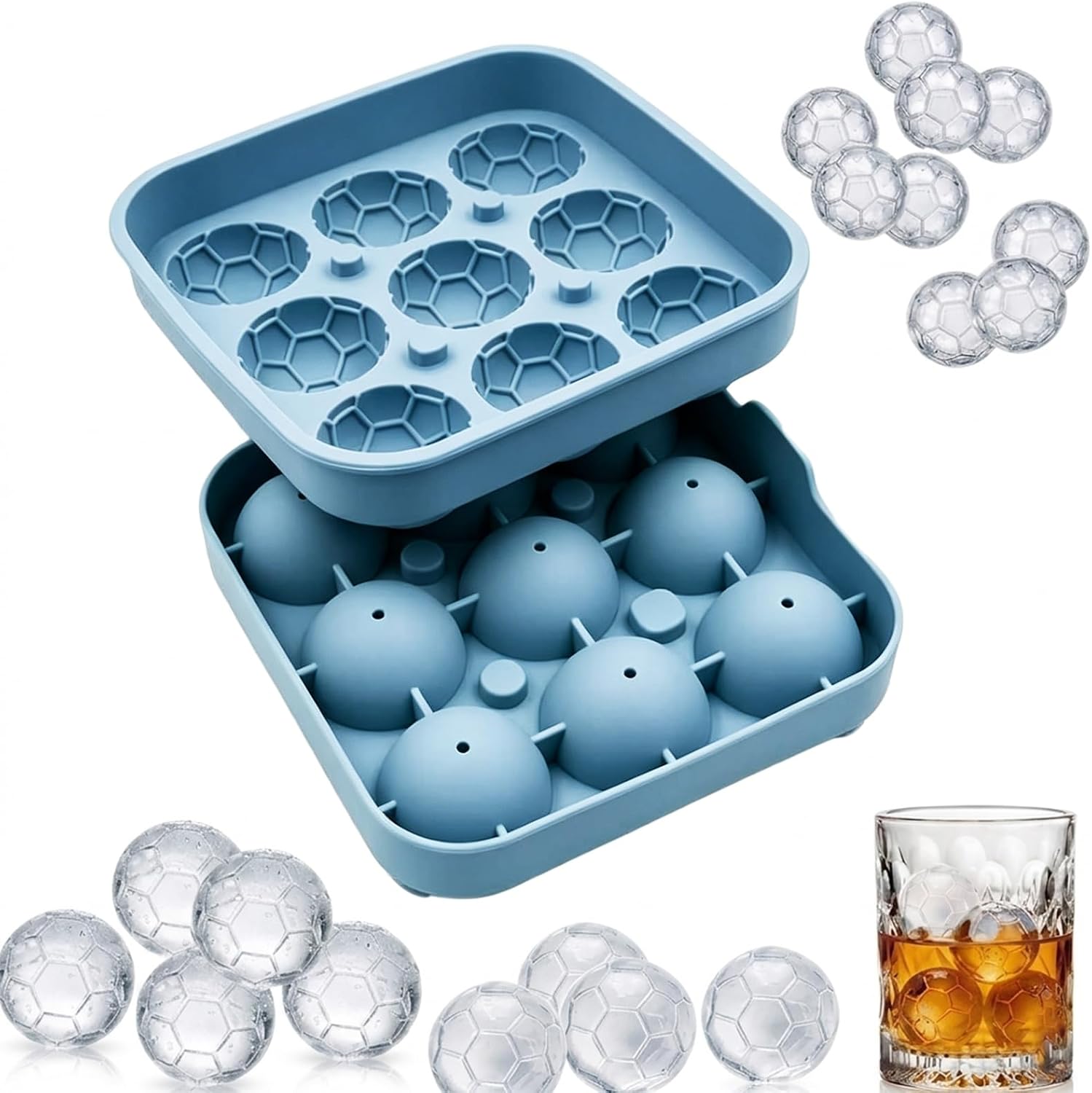 Soccer Ball Ice Cube Molds,9/4 - Party Games Gamecube review and price