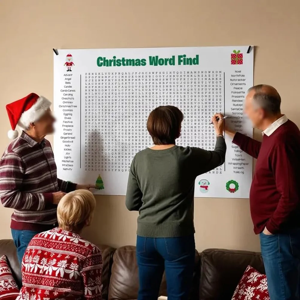 Large Christmas Word Search Po - Party Games For Large Groups review and price