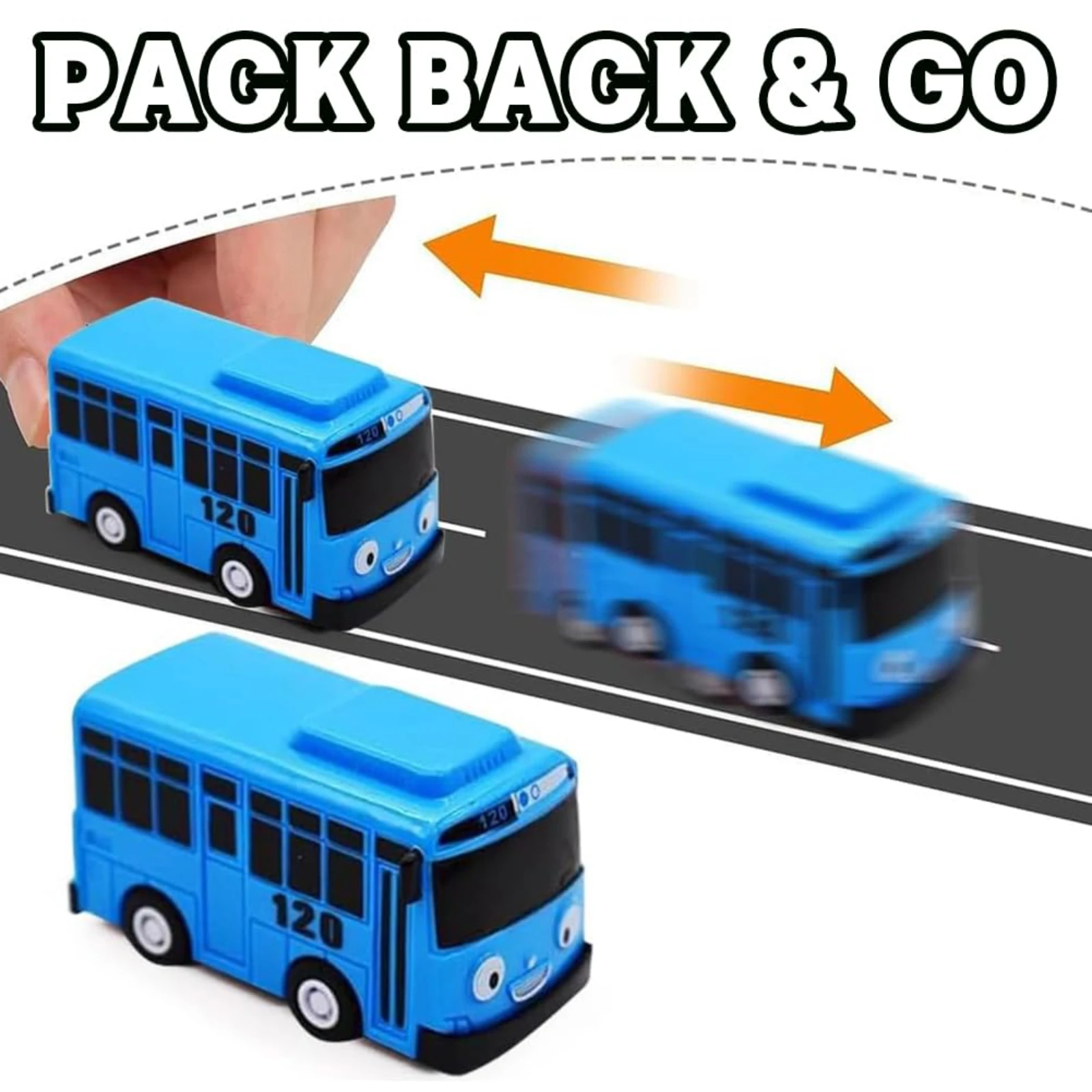 Mini Pull Back Tayo Bus Toy Se - Party Games Bus review and price