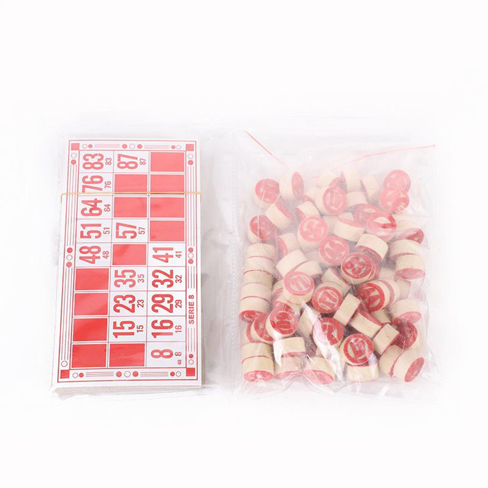 Bingo Set Vintage Wooden Inter - Party Games For Large Groups review and price