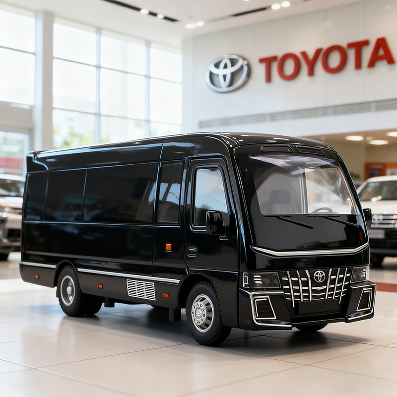 1:33 Toyota Coaster BUS Alloy  - Party Games Bus review and price