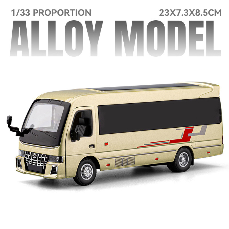 1:33 Toyota Coaster BUS Alloy  - Party Games Bus review and price