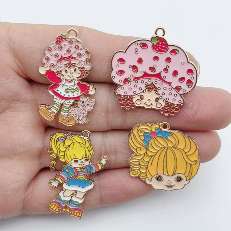 10pcs Cute Little Girl Enamel  - Party Games Event review and price