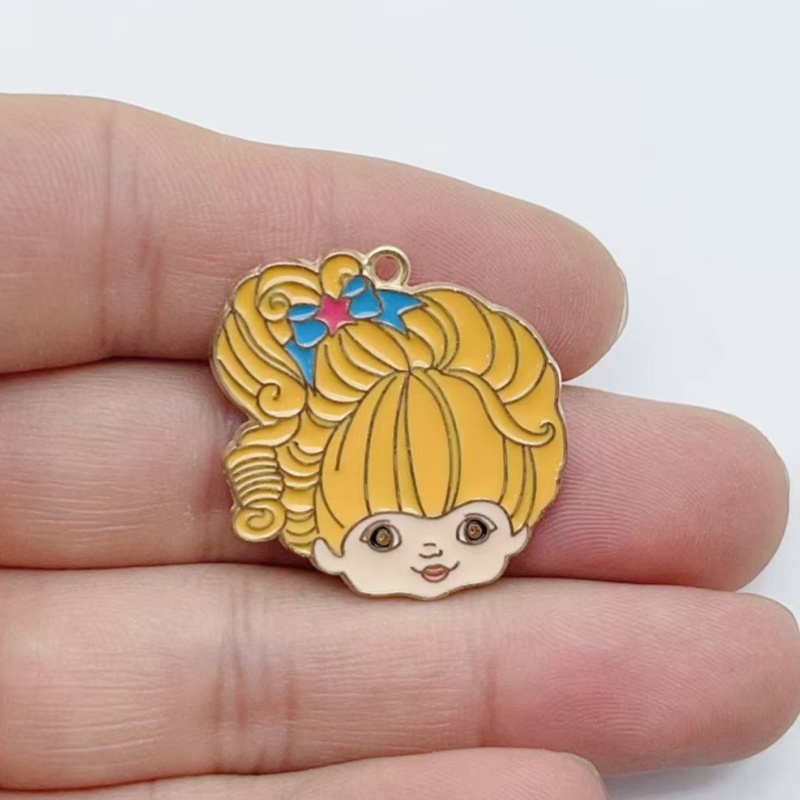10pcs Cute Little Girl Enamel  - Party Games Event review and price