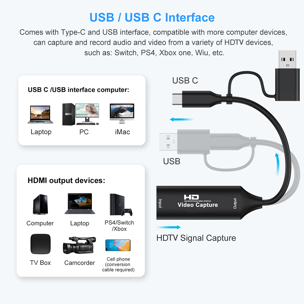 4K HDMI-compatible USB Video C - Party Games Pc review and price